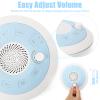 ShaArkMango White Noise Machine Rechargeable Travel Essentials for Adults Sleeping with 8 Relaxing Nature Sounds with Volume Control, Timer Portable Sound Machine Meditation Therapy for Home, Office view 4