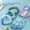 Neck Cooling Tube Wraps Ice Ring Neck Cooler Personal Ice Pack Wrap for Hot Weather Gel Reusable Wearable Gel Cooling for Summer Heat Hot Flashes Freezer Below 64.4 view 2