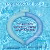 Neck Cooling Tube Wraps Ice Ring Neck Cooler Personal Ice Pack Wrap for Hot Weather Gel Reusable Wearable Gel Cooling for Summer Heat Hot Flashes Freezer Below 64.4 view 3