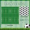 120pcs Soccer Napkins Soccer Party Decorations Soccer Ball Square Grass Sport Theme Disposable Paper Napkins Table Decor for Wold Cup Birthday Party Supplies view 2