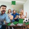 120pcs Soccer Napkins Soccer Party Decorations Soccer Ball Square Grass Sport Theme Disposable Paper Napkins Table Decor for Wold Cup Birthday Party Supplies view 4