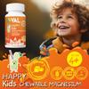 VAL Magnesium for Kids | High-Absorption Magnesium for Calm, Relaxation & Focus | Mg Glycinate, Citrate & Taurate | with Vitamin B6, D & C | Sugar-Free, Non-GMO | Lemonade | 60 Chewable Tablets view 2