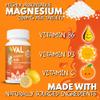 VAL Magnesium for Kids | High-Absorption Magnesium for Calm, Relaxation & Focus | Mg Glycinate, Citrate & Taurate | with Vitamin B6, D & C | Sugar-Free, Non-GMO | Lemonade | 60 Chewable Tablets view 3