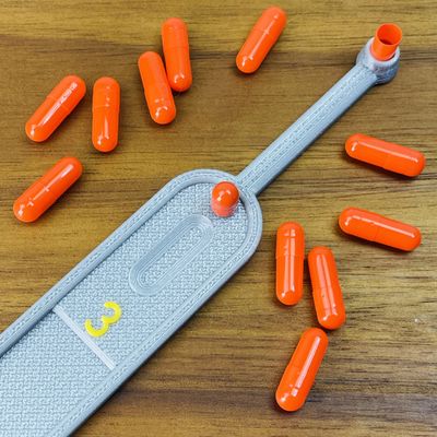 PACnCAP Single Capsule Scoop - Size 3 - A Tool for Weighing and Filling Capsules (Filling Kit for Empty Pill Capsules Filler, Capsules Size # 000 00 0 1 2 3 4 5 (3 Capsule Size), Various