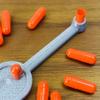 PACnCAP Single Capsule Scoop - Size 3 - A Tool for Weighing and Filling Capsules (Filling Kit for Empty Pill Capsules Filler, Capsules Size # 000 00 0 1 2 3 4 5 (3 Capsule Size), Various view 3