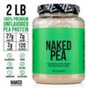 NAKED Pea - 2LB 100% Pea Protein Powder from North American Farms - Unflavored Vegan Pea Protein Isolate - Plant Protein Powder, Easy to Digest - 30 Servings view 3