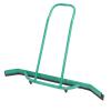Floor Squeegee, Heavy Duty Curved Squeegee Broom with Rubber Blade & 2 Wheels, Aluminium Floor Scrubber for Garage, Concrete, Deck, Bathroom Tile, Shower Glass, Pool, Garage view 1