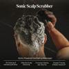 Black Wolf Sonic Scalp Scrubber - Electric Hair & Scalp Massager Brush with 3-Speed Oscillation - Rechargeable Shower Brush & Head Scrubber with Soft Silicone Bristles for Deep Clean & Exfoliation view 2