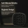 Black Wolf Sonic Scalp Scrubber - Electric Hair & Scalp Massager Brush with 3-Speed Oscillation - Rechargeable Shower Brush & Head Scrubber with Soft Silicone Bristles for Deep Clean & Exfoliation view 4