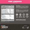 MTN OPS Ignite Energy Drink Powder, Gluten Free Nootropic Supplement Drink Mix, L Arginine, L Citrulline, Caffeine & Nootropic Sugar Free Drink Mix, 45 Servings, Pink Lemonade view 3