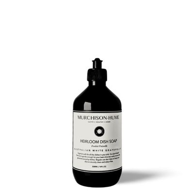 Murchison-Hume Heirloom Dish Soap | Plant-Based Dishwashing Liquid | Tough on Grease | Gentle on Hands & Sensitive Skin | Non-Toxic | Safe for Fine China | Australian White Grapefruit | 16 fl oz