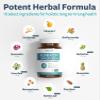 Respiratory Lung Health Supplement - Invigorating Lung Support Supplement Helps Support Clear Airways Mucus Removal and Seasonal or Year Round Detox - Vegan Herbal Non-GMO Formula (4 Months Supply) view 3