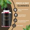 Black Girl Vitamins Once a Day - Womens Multivitamin Gummy - Vitamin A, B, C, E and Zinc. Multivitamin for Women, Immune Support. Vegan, Gluten-Free. Made in The USA (30 Day Supply, Strawberry) view 3