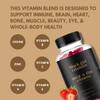 Black Girl Vitamins Once a Day - Womens Multivitamin Gummy - Vitamin A, B, C, E and Zinc. Multivitamin for Women, Immune Support. Vegan, Gluten-Free. Made in The USA (30 Day Supply, Strawberry) view 4