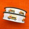YourSchoiceVi School Bus Ribbon, Back to School Bus Ribbon, Ideal for Gift Wrap, Wreaths, Party Favors, Gift Baskets, Sewing Printed 5/8"" and 7/8"" Satin (5/8 inch), RJKL32 view 1