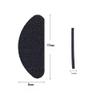 1mm Ultra-Thin / 19mm Long Length - Anti-Slip Adhesive Contoured Silicone Eyeglass Nose Pads with Super Sticky Backing for Glasses, Sunglasses, and Eye Wear - 20 Pair (10 Clear, 10 Black) view 2