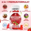 GrnLife Berberine Gummies with Ceylon Cinnamon 1500mg High Potency Berberine HCL Supplement for Immune and Metabolism Support, Sugar Free, Strawberry Flavor - 120 Count view 3