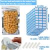 300-Pack Reclosable Large Mylar Bags for Food Storage 7.9" x 11.8" Stand Up Pouch Bags Bulk Resealable Smell Proof Aluminum Silver Foil Bags with Clear Window Kitchen Storage Edible Packaging view 4