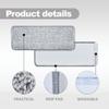 Healvian 3pcs Microfiber Mop Pads Refill for Efficient Floor Cleaning Compatible Multiple Mop Models Quick-Dry Machine Washable for Hardwood and Tile view 3