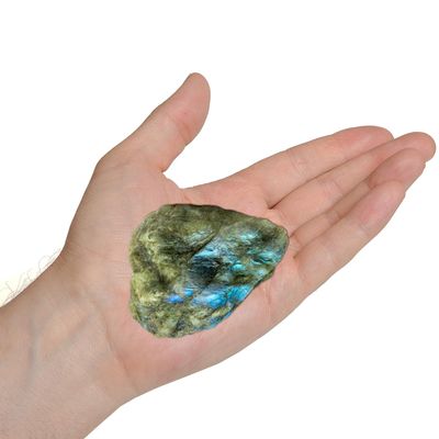 Erliway 2-3'' Labradorite Raw Crystals, Natural Rough Crystals and Healing Stones, Crystal Rocks and Gemstones for Tumbling Cabbing Fountain Rocks Decoration Wire Wrapping Reiki (0.15-0.22lb)