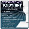 50 ToidyMat Disposables - The Toilet Mat Re-Invented  Absorbent Contour Incontinence Pads for Bathrooms - Four ToidyGrips. A Care-Givers Blessing - Toss it Down Tonight, Toss it Out Tomorrow! view 4