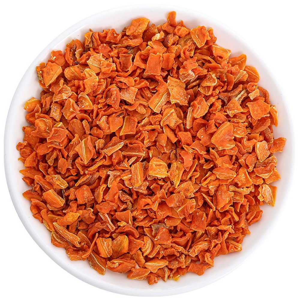 500g Dried carrots (17.63oz.) Dehydrated diced carrots and dried vegetables Air-dried vegetable soup Camping trip
