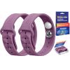 MEIYYJ Morning Sickness Relief Wristbands Motion Sickness Bands for Adults Sea Sickness Wristbands for Cruise Travel Nausea Relief of Headaches, Insomnia, Anxiety and Queasinesss-Purple view 1