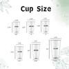 20pcs Custom Wedding Frosted Cups Favors, Personalized Custom Wedding Plastic Cups, Drinking Cup for Bridal Shower Anniversary Engagement Birthday view 4