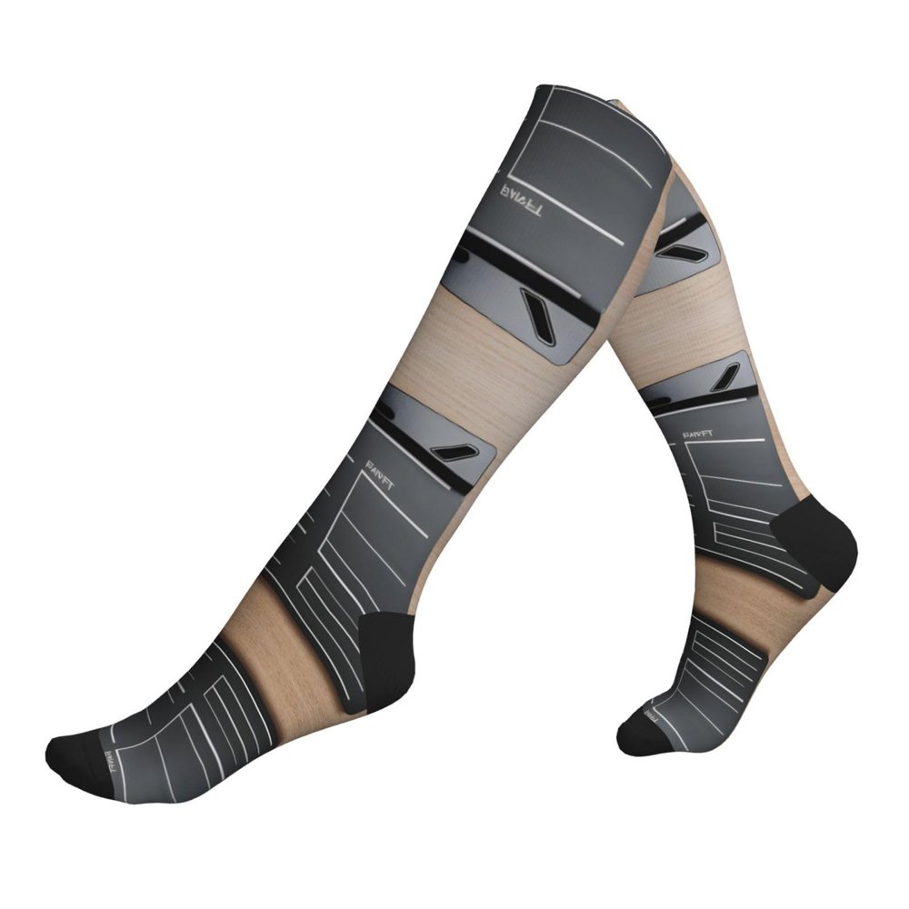 DRTGEDS Movies Clapperboard Compression Socks For Women&Men 20-30mmhg Best For Circulation,Pregnancy,Nurse,Running,Travel