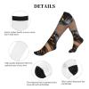 DRTGEDS Halloween Bat Pumpkin Compression Socks For Women&Men 20-30mmhg Best For Circulation,Pregnancy,Nurse,Running,Travel view 2