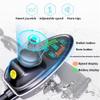 Electric Wheelchair Folding and Lightweight Portable Powerchair Heavy Duty Powerful Dual Motor Compact Mobility Aid Wheel Chair with Headrest Suitable for Elderly and Disabled (Color : A) view 2