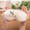Custom Eye Mask,Personalized Sleep Mask,Custom Satin Eye Mask,Party Gift,Bridesmaid Eye Mask,Bridesmaid Gift,Customized Gift for Wedding Party view 2