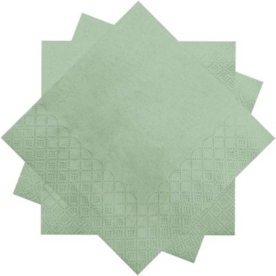 300 Count Sage Green Beverage Napkins,2-Ply Green Cocktail Napkins,Disposable Sage Green Party Napkins for Dinner Wedding Birthday Party