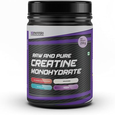 NineLife Basics Raw and Pure Creatine Monohydrate | Monohydrate | 250 g | 83 Servings | (Unflavored)