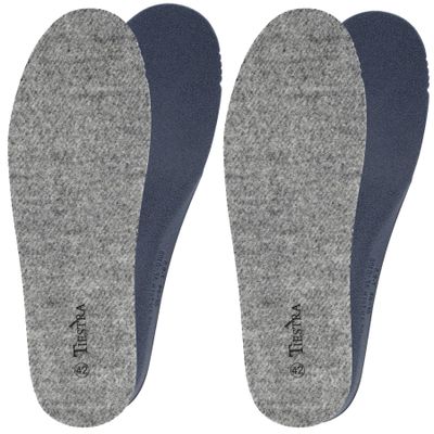 2 Pair-Merino Wool Insoles for Women Thick Memory Foam Work Shoes Inserts Cushion Comfort Fur Fleece Warm Sheepskin Insoles for Winter Snow Boots Slippers Sports Dress Shoes Grey EU40/US9