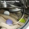MYBAQ,3 PCS Fabric Softener Dispenser Ball,Ball Dispenser for Fabric Softener,Soft Gel Laundry Balls,Anti-Tangle Laundry Balls for Home,Suitable for All Kinds of Laundry Ball to Clean Clothes, Yellow view 4