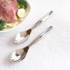 10 Silver Disposable Heavy Duty Plastic Serving Spoons Party Events Reception Catering Tableware Decorations Supplies view 2