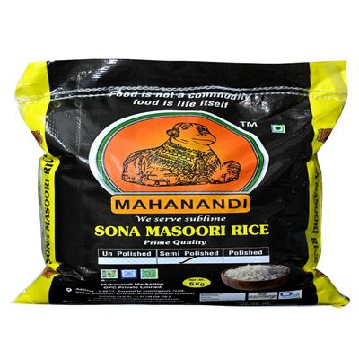 MAHANANDI KNL SONA MASOORI RICE 5000 GRAMS,SONA RICE,KNL SONA,RICE,RAW RICE,SOUTH INDIA SONA RICE (Its not steem rice),Natural aged rice