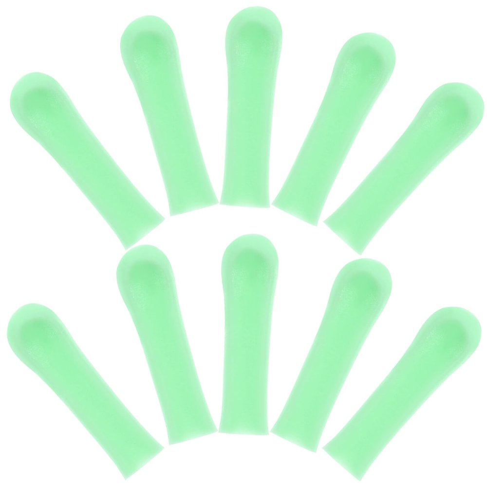 Baluue 10pcs Replaceable Ear Spoon Sleeves Soft Covers for Ear Wax Removal Compatible Various Tools Easy to Replace for Gentle Cleaning Routine