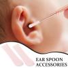 Baluue 10pcs Soft Ear Scoops Sleeves for Gentle Ear Wax Removal Comfortable Cleaning Tool Covers Easy to Use and Portable view 3