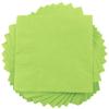 JAM PAPER Small Beverage Napkins - 5 x 5 - Lime Green - 40/Pack view 1