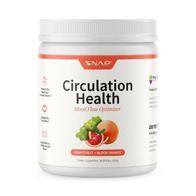 Snap Supplements Circulation Health, Blood Circulation Supplements to Support Healthy Blood Flow and Circulation, 250g