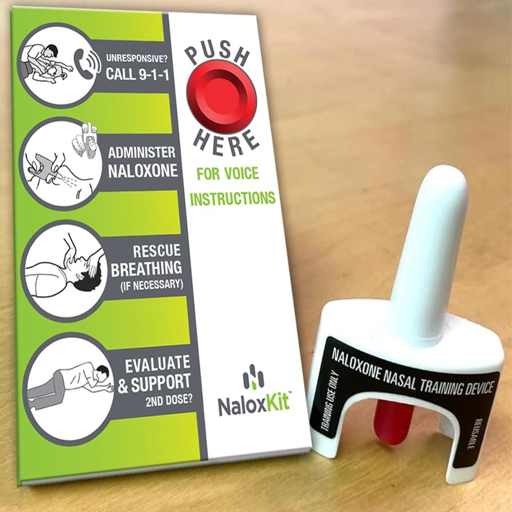 NaloxKit Trainer Package, Contains NO Medicine (Vibrant Green)
