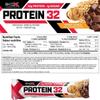 BioX Protein 32 Bar | High Protein, High Fibre, & Low Sugar Bar | 32g Protein, 1g Sugar, 8g Fibre | Sourced From Casein, Whey Protein Isolate, Hydrolyzed Whey Protein | Box of 12 Bars (Peanut Crunch) view 2