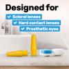 [6 Pack] Scleral Lens Inserter + Remover - Ventless Contact Lens Applicator for Hard/RGP Lenses, Scleral Lenses & Prosthetic Eyes  Easy-Squeeze Suction Tool, Upgraded with Plastic Travel Case view 2