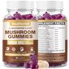 3000MG Mushroom Complex Gummies 10 Blend - Lion's Mane Gummies for Adults, Cordyceps, Shiitake, Reishi, Chaga, - Brain, Immune Support & Stress Relief, Energy, Mushroom Supplement for Men & Women 60ct view 1