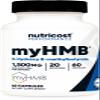 Nutricost myHMB Capsules 1,500MG Calcium HMB Per Serving, 60 Capsules, 20 Servings - Performance Line, Calcium B-Hydroxy B-Methylbutyrate Monohydrate view 1
