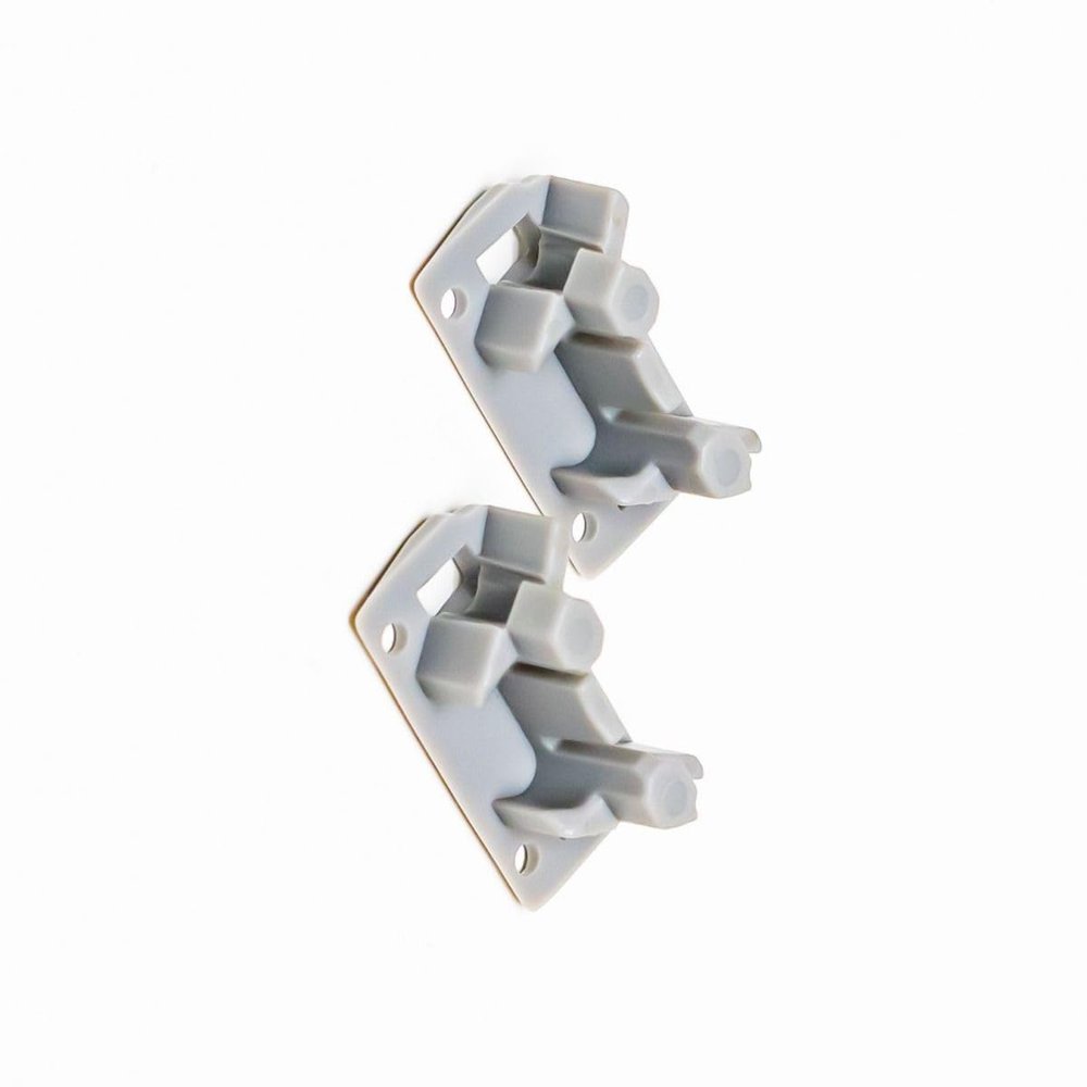 2 Dishwasher Upper Dishrack Slide Rail Stop Clip Replaces For KitchenAid KUDC10FXWH5 KUDC10IXSS7 KUDS35FXWH4 KUDS35FXWH5 KUDS30FXBL8 KUDS30FXBL9 KUDS30FXBLA KUDS35FXWH8 KUDS35FXWH9 Dishwasher