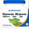 Nutricost Kava Kava Capsules 350 MG Per Serving, 60 Capsules, 30 Servings - Non-GMO, Vegan view 1