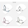 FUREMA Rotating Makeup Reading Glasses Magnifying Single Lens Flexible Eyeglasses One Eye Cosmetic Readers for Women (Color : C, Size : 1.0X) view 2